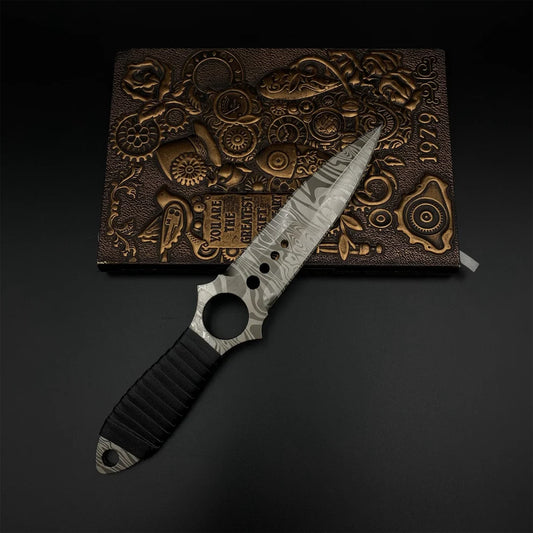 CS2 Skeleton Knife Tiger Tooth Damascus