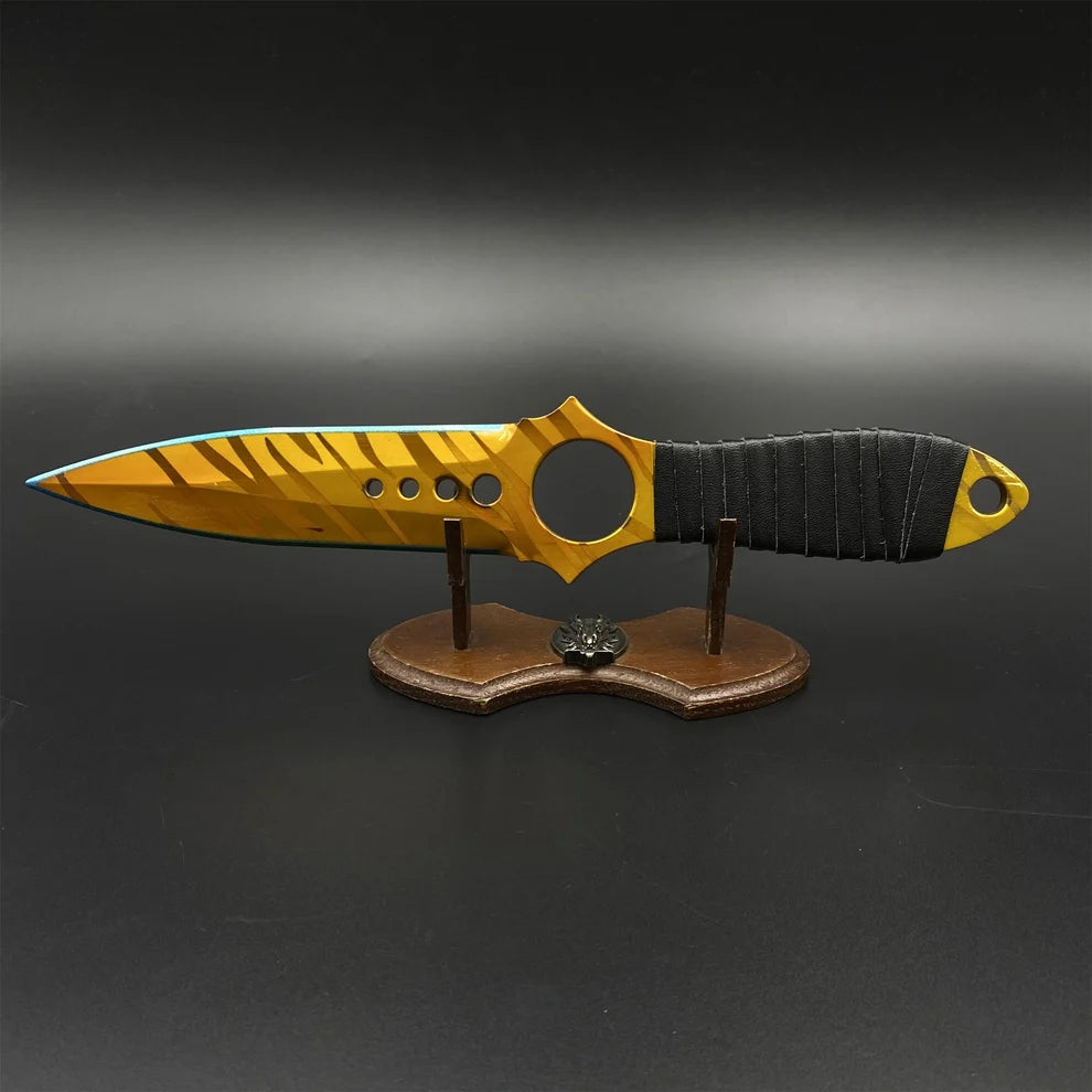 CS2 Skeleton Knife Tiger Tooth Damascus