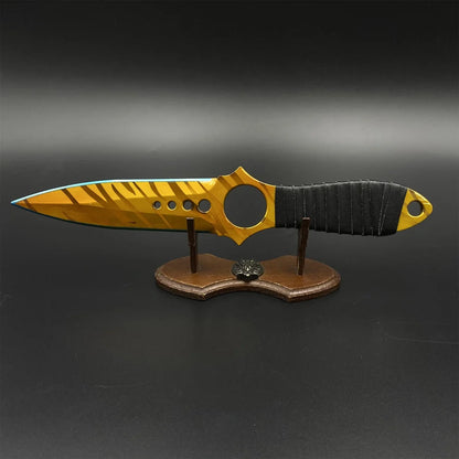 CS2 Skeleton Knife Tiger Tooth Damascus