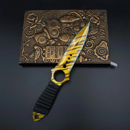 CS2 Skeleton Knife Tiger Tooth Damascus